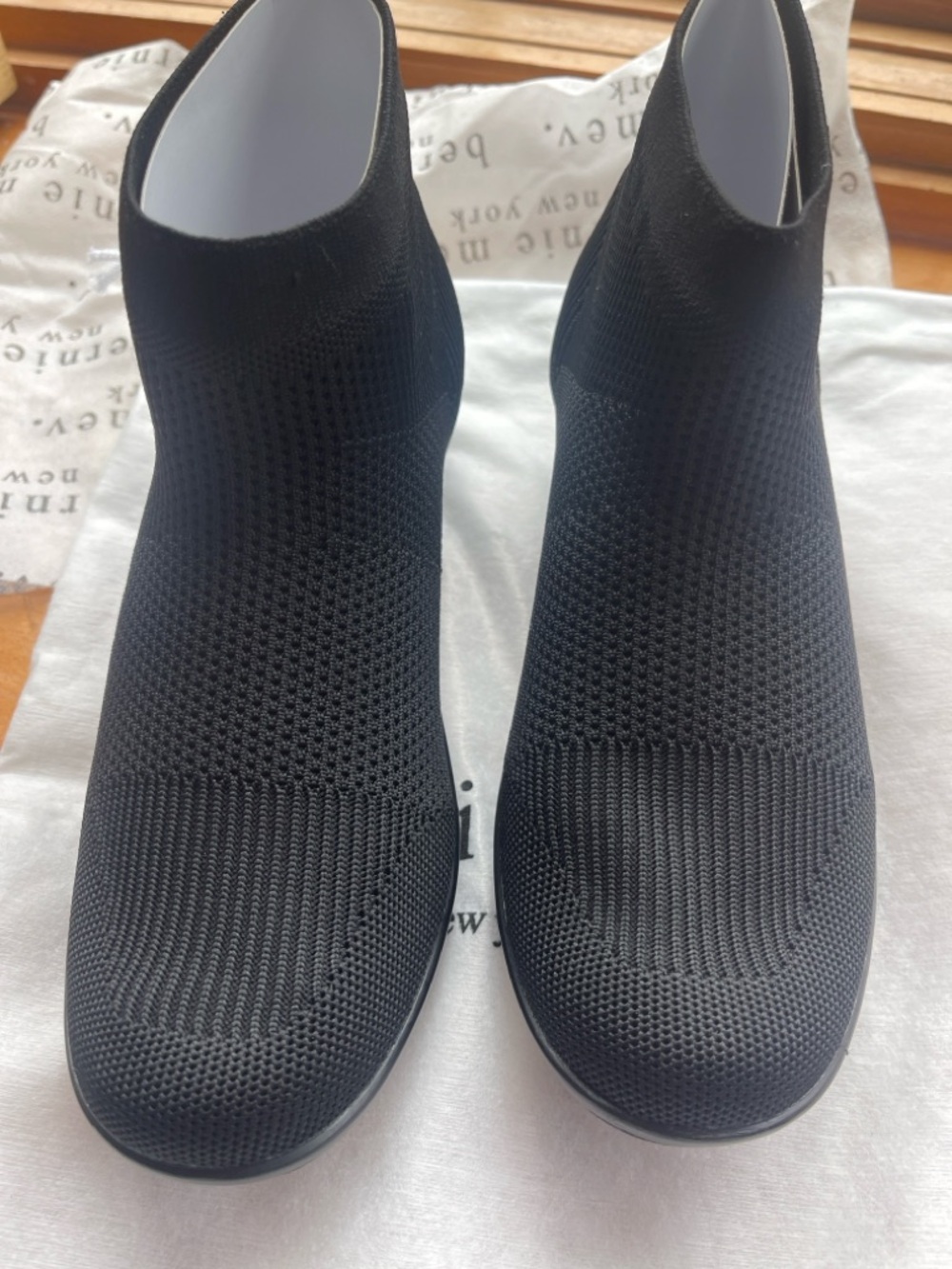 bernie mev. Knit Slip-On boots - Black